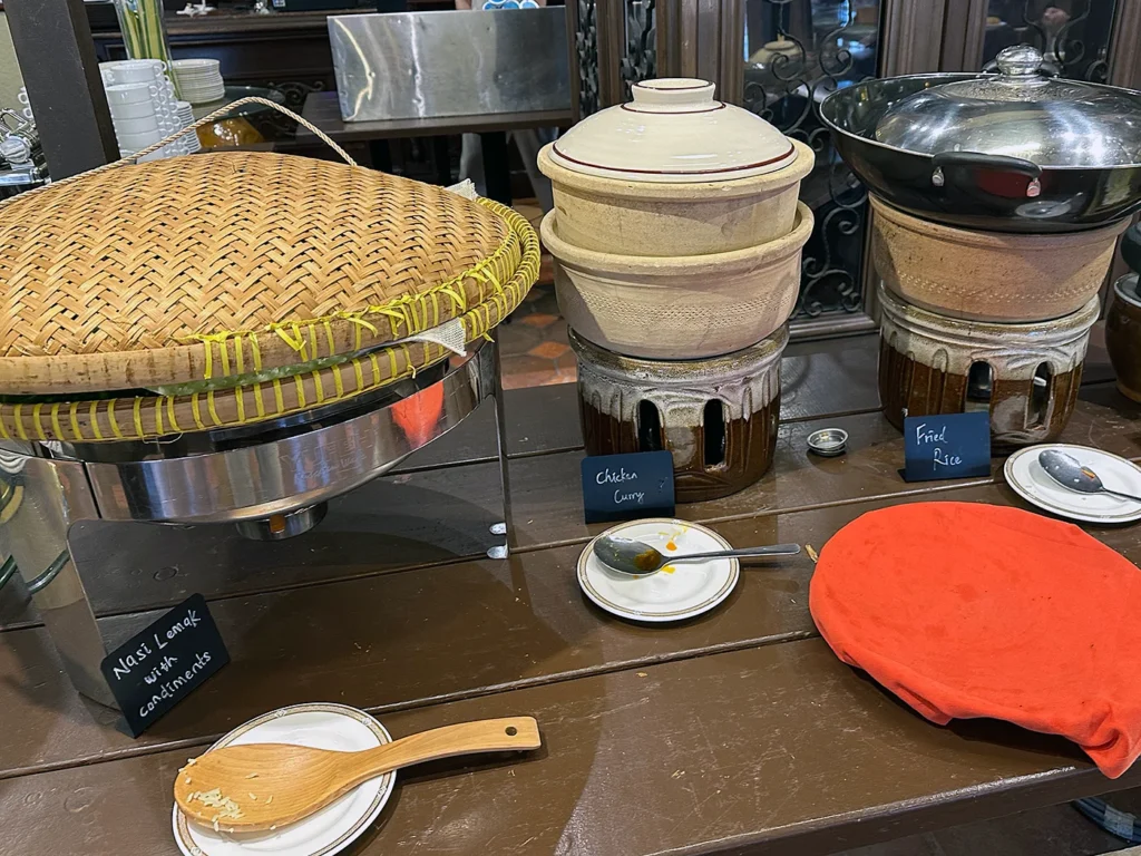 朝食ビュッフェ Breakfast at Casa Del Rio