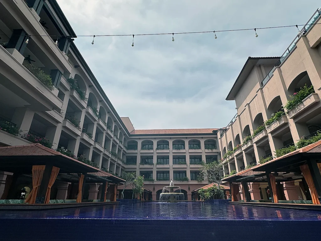 Casa Del Rio MELAKAの中庭