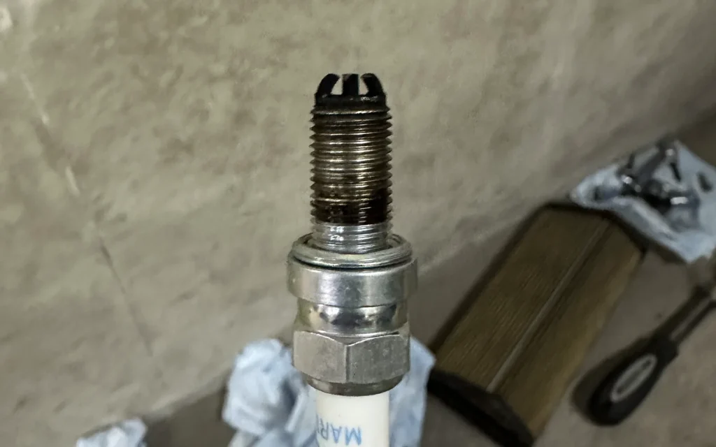 Ducati 1098S 10年前のスパークプラグ