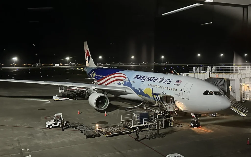マレーシア国際空港でのマレーシア航空