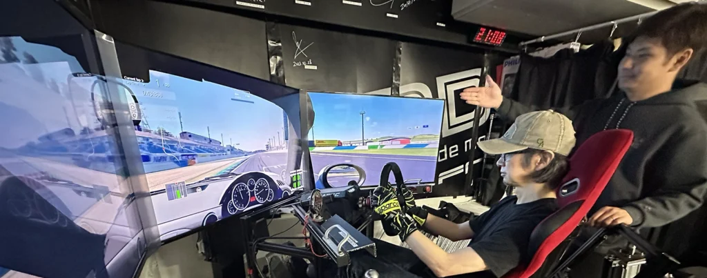 DDR AKIBA レーシングシミュレーター グレイフラッグ挑戦