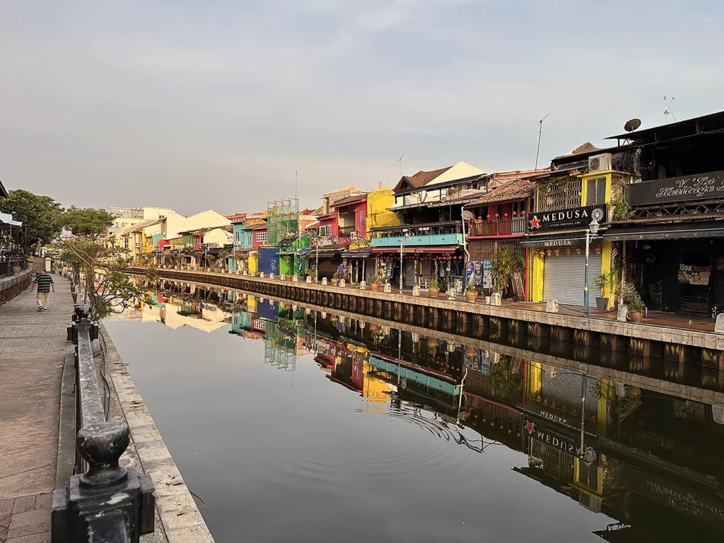 朝のマラッカ川 Morning Melaka River View