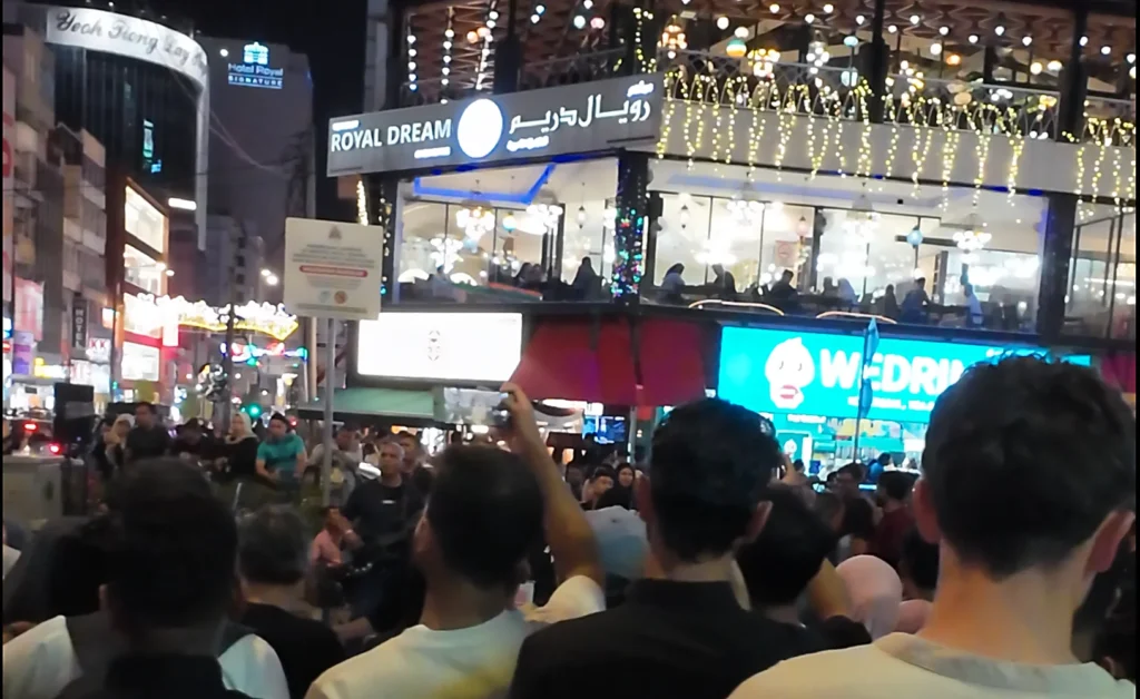 クアラルンプール ブキッビンタン通り 夜