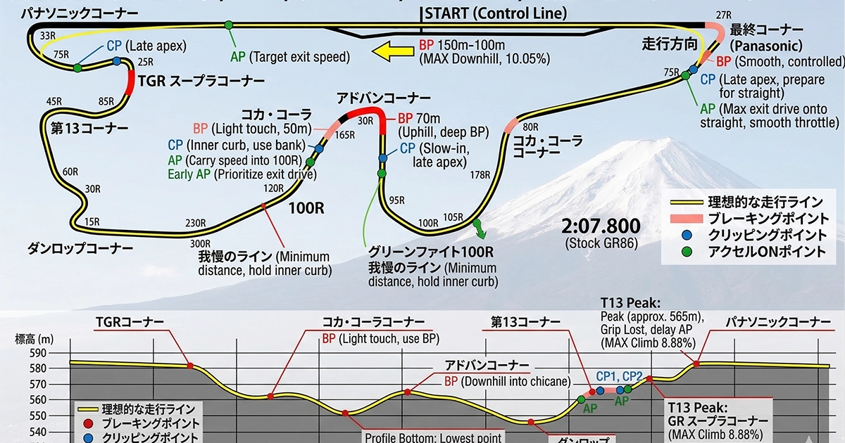 生成AIが出力した富士スピードウェイのコース図3