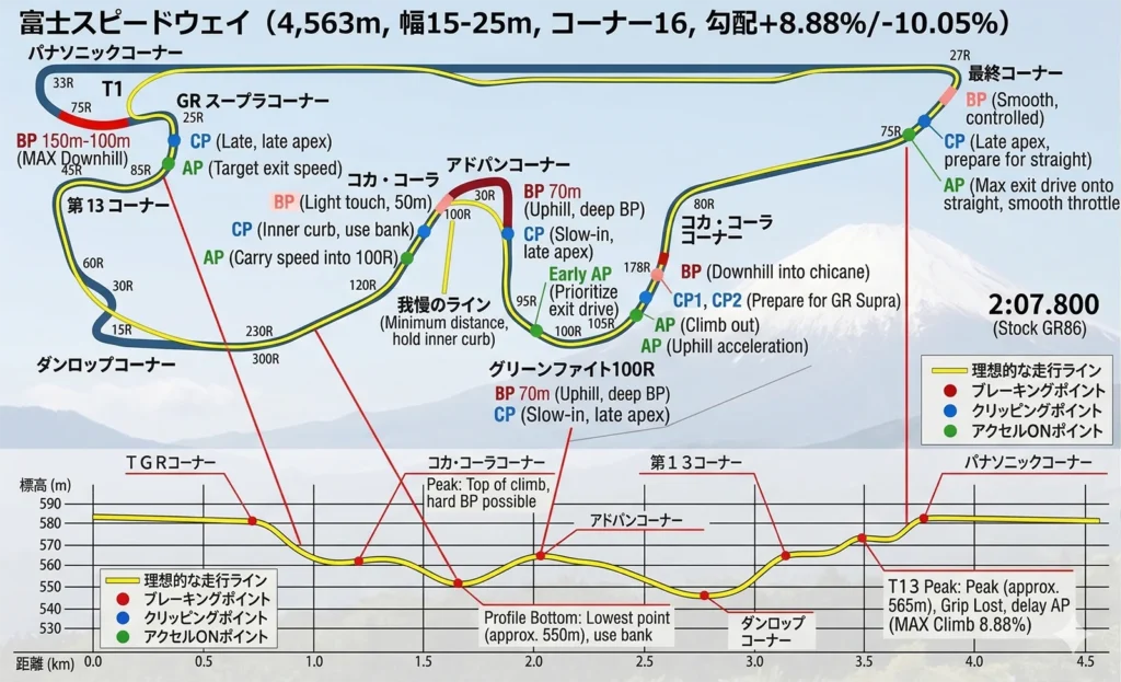 生成AIが出力した富士スピードウェイのコース図2