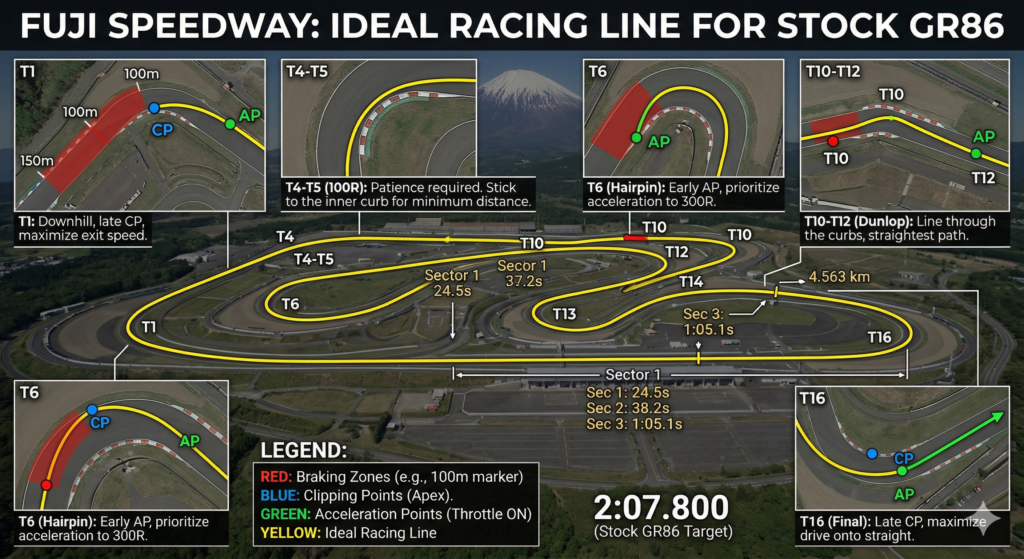 生成AIが出力した富士スピードウェイのコース図1
