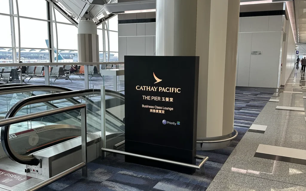 香港国際空港 キャセイパシフィック ラウンジ The Pier