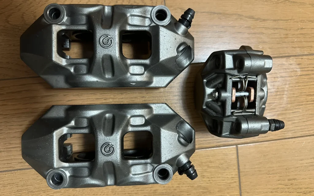 Ducati 1098S ブレーキキャリパー　完成