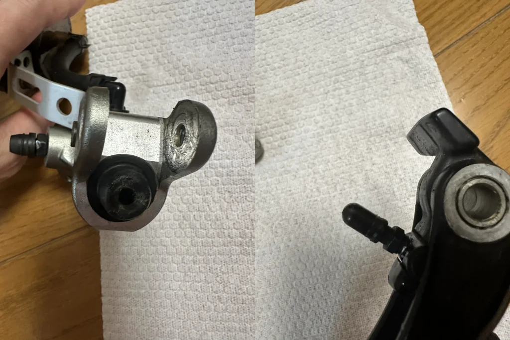 Ducati 1098S ブレーキレバー類　グリスアップ