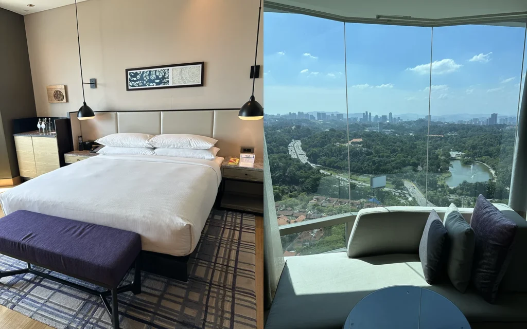 ヒルトンKLセントラル 客室 眺め
