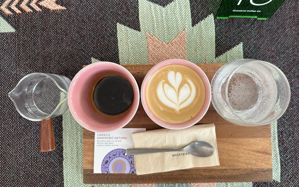 Ghostbird Coffee Company カプチーノ エスプレッソテイスティング