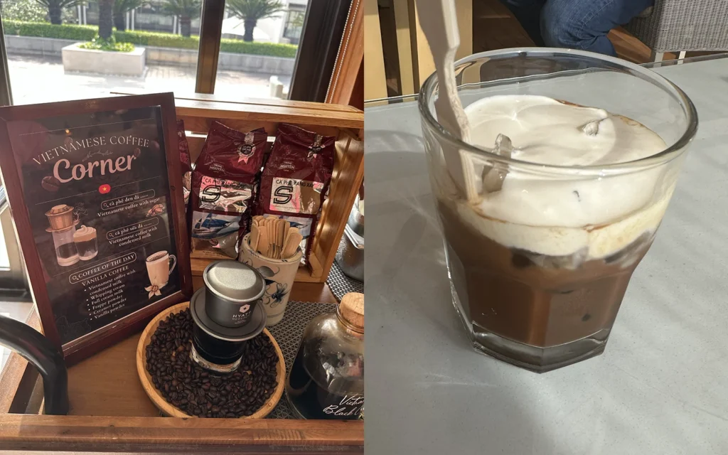 ハイアット リージェンシー ダナン ラウンジでのコーヒー