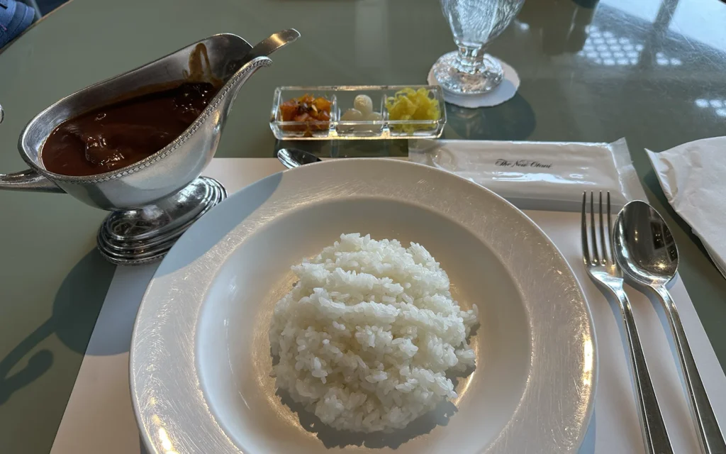 大阪　ホテルニューオータニ　カレーライス
