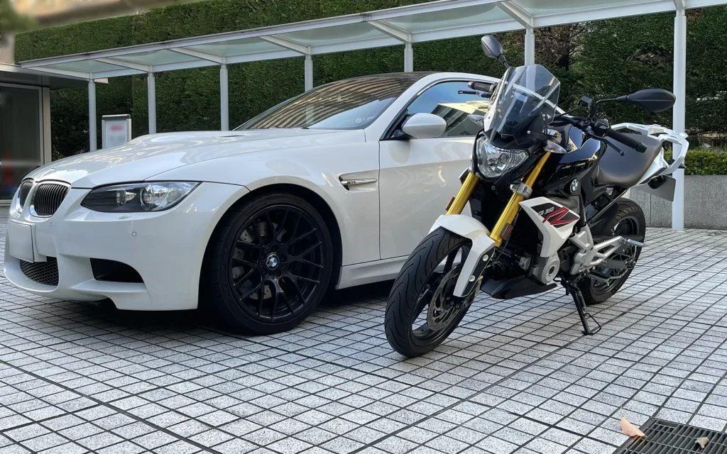 BMW E92 M3とG310このときはドイツ勢だった。