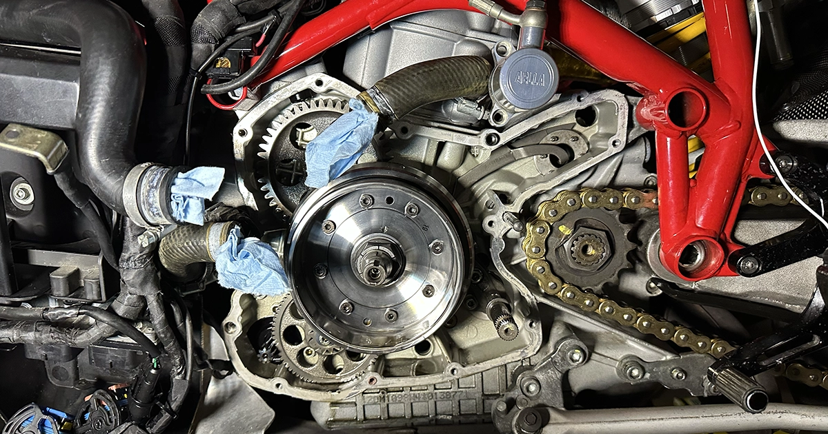 Ducati 1098S レストア記　ハブ記事画像