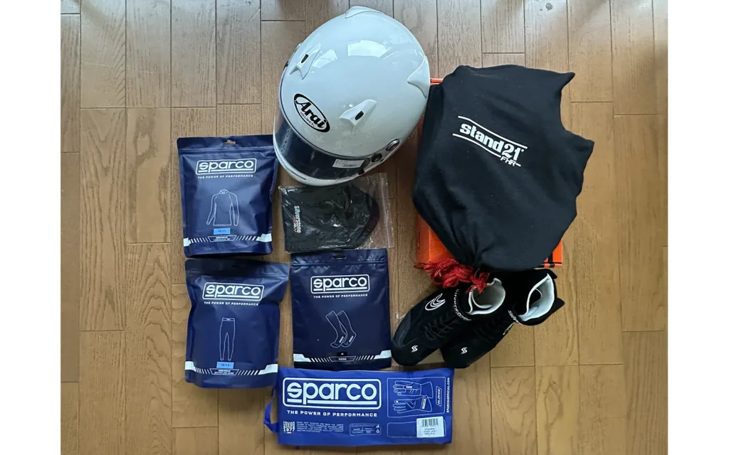 購入した装備一式 